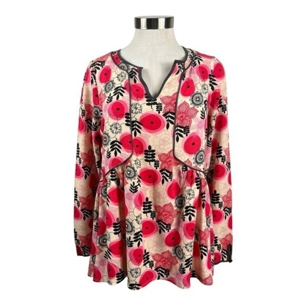 Matilda Jane Pink Floral Print Long Sleeve Top Size‎ Small